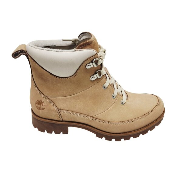 Timberland Womens Ellendale Mid Lace Boots Light Beige Nubuck Size 6 M - Picture 9 of 13